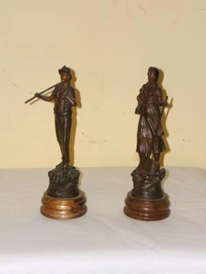 Pareja de calaminas antiguas, Objetos Decorativos