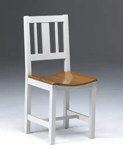 Silla rústica lacada