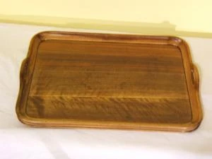 Bandeja antigua de madera, Objetos Decorativos