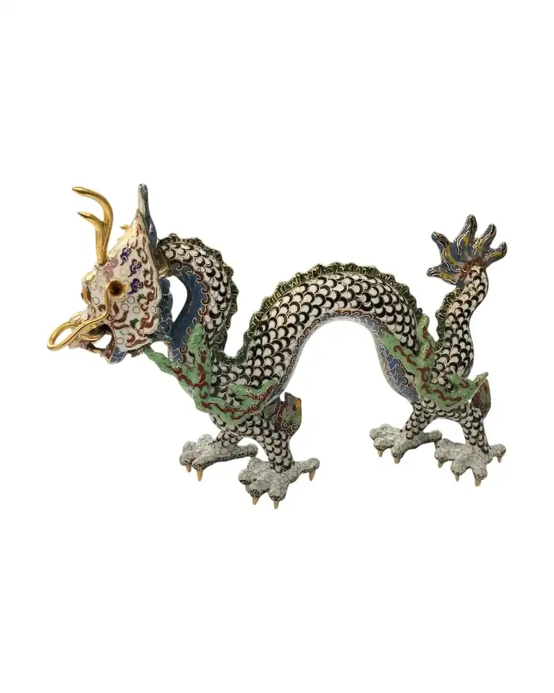 Dragón Chino Esmaltado Cloisoneé