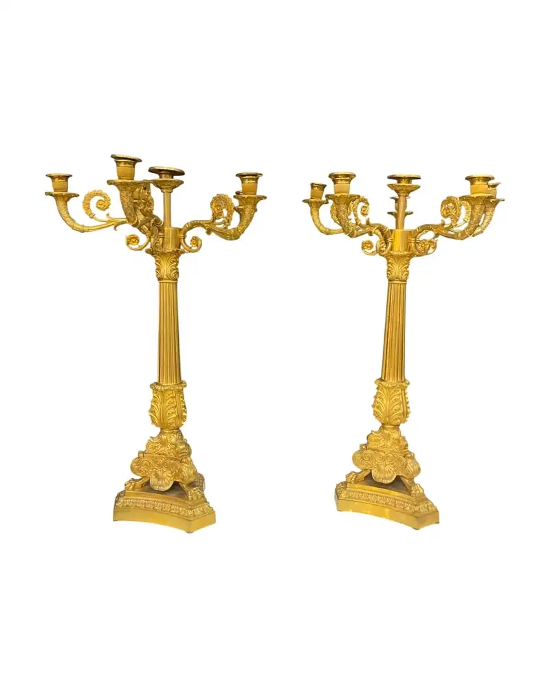 Pareja de Candelabros Estilo Napoleón III